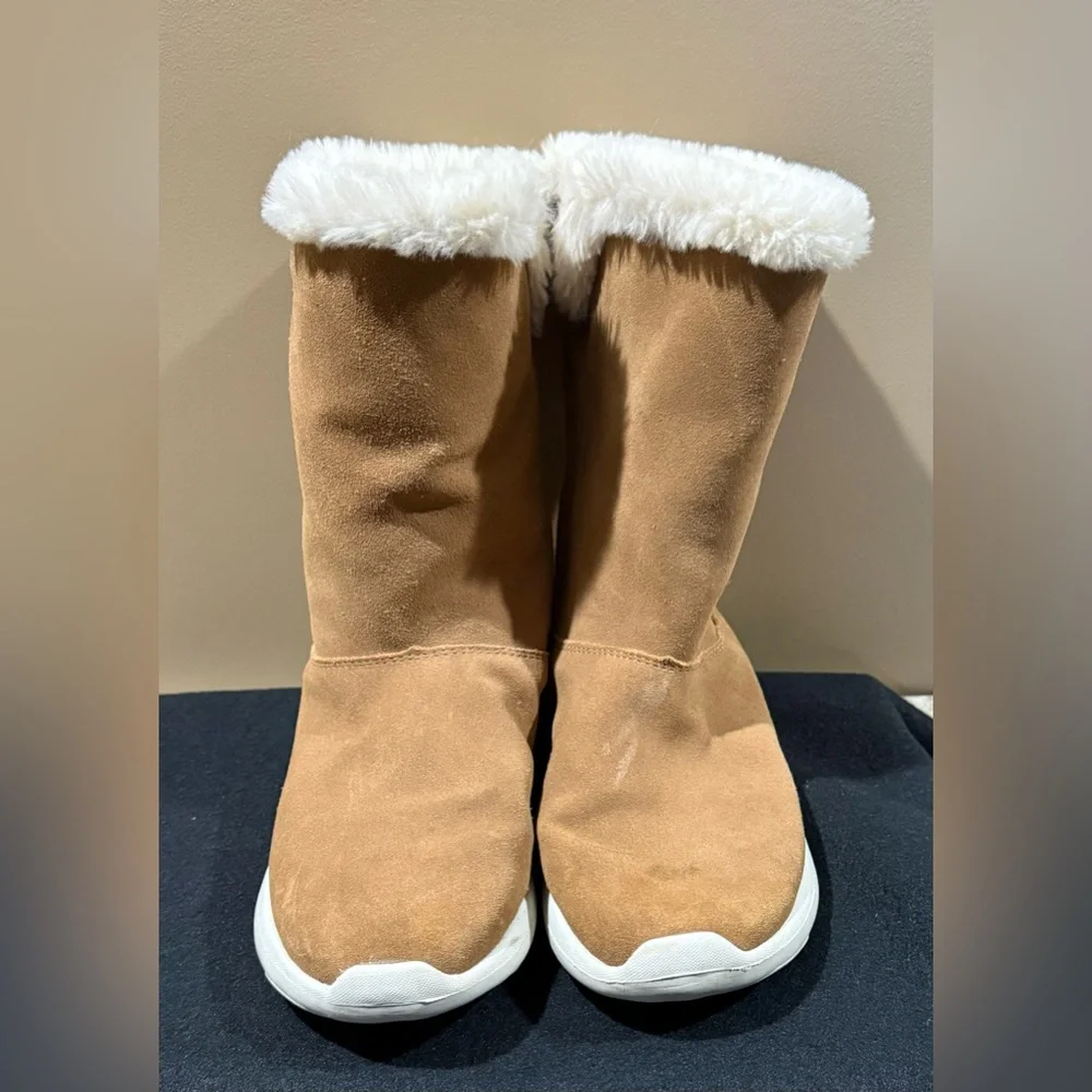 SKECHERS Leather SUEDE Boots GOGA Mat